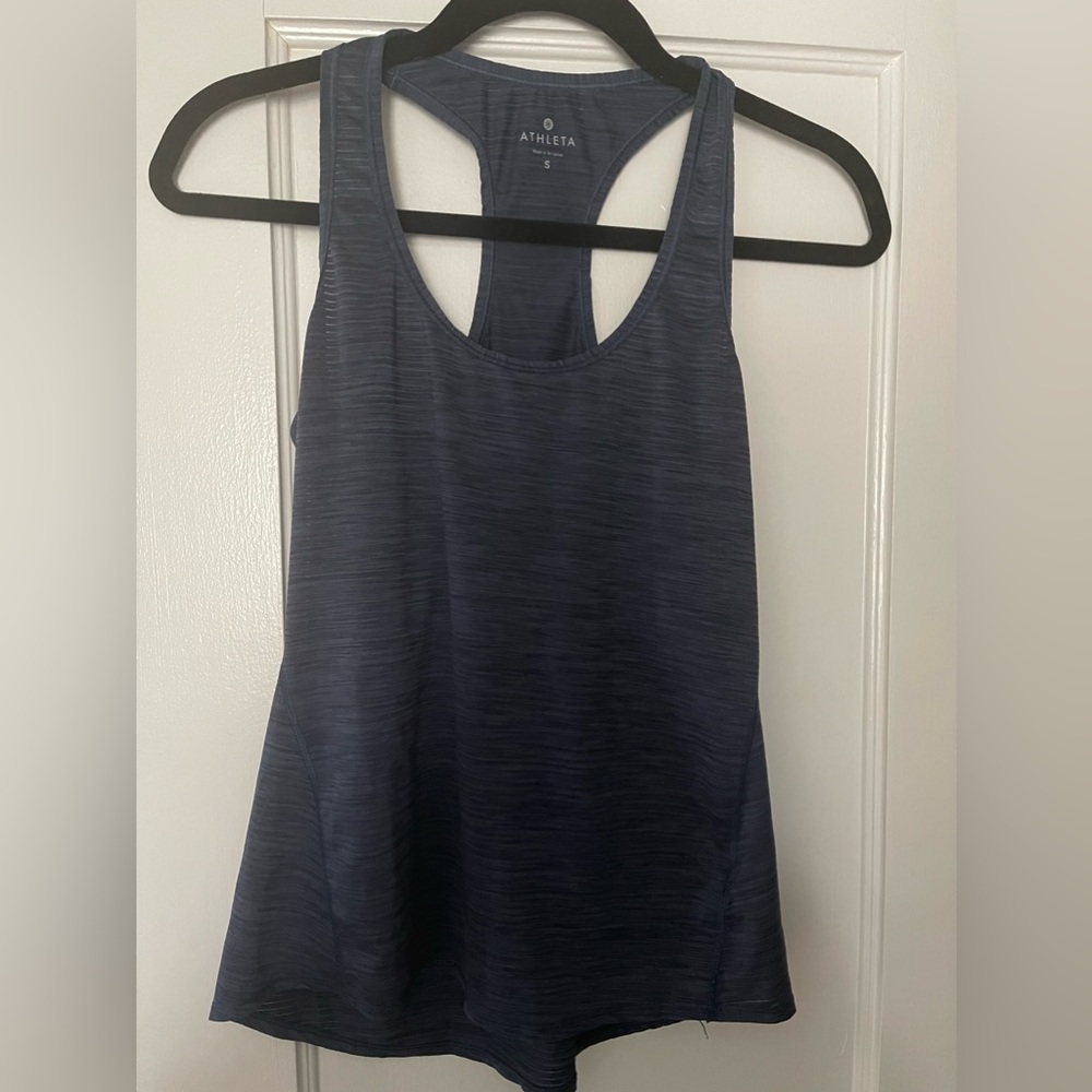 Athleta tank dark blue